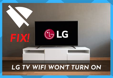 lg tv won't receive wifi